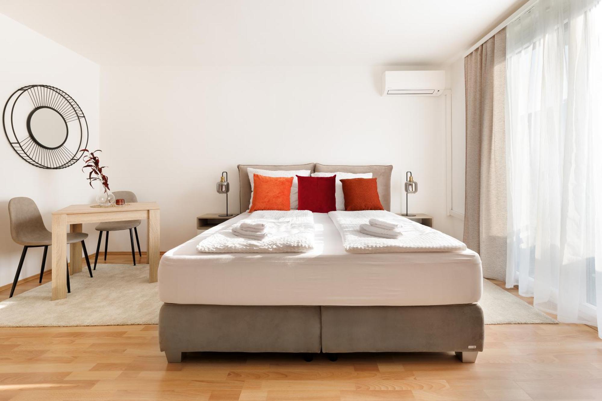 Neu! Apartment Mit Klimaanlage, Nahe Hauptbahnhof Bécs Kültér fotó