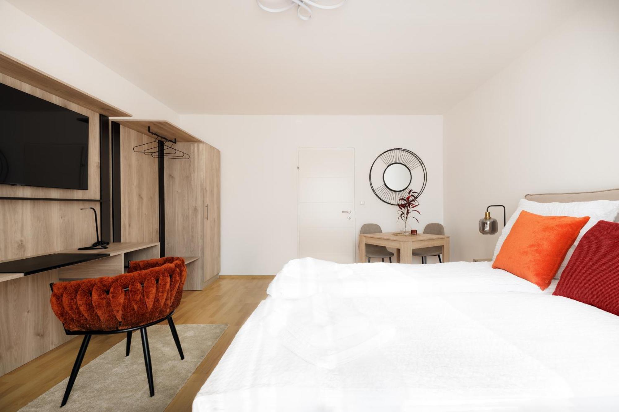 Neu! Apartment Mit Klimaanlage, Nahe Hauptbahnhof Bécs Kültér fotó