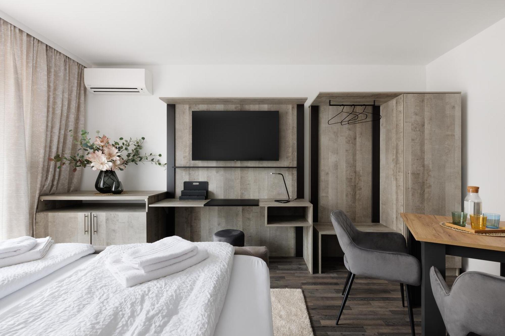 Neu! Apartment Mit Klimaanlage, Nahe Hauptbahnhof Bécs Kültér fotó